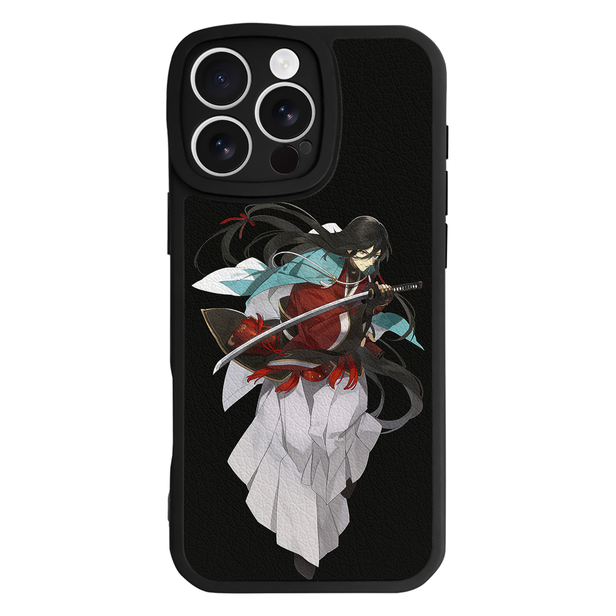 （画像用） 刀剣乱舞 Touken Ranbu 【iPhone 16シリーズ対応】シリコンスマホケース（レザー調） 材質：シリコン